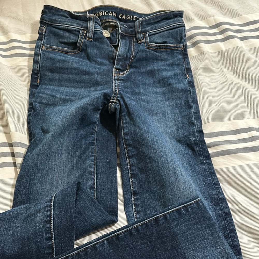 American eagle skinny jeans next level size 00 short